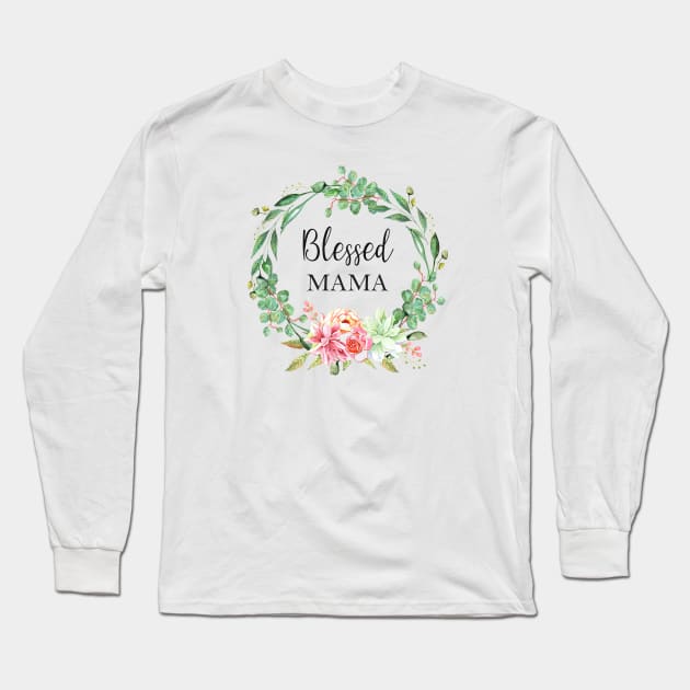 Blessed mama Long Sleeve T-Shirt by LatiendadeAryam